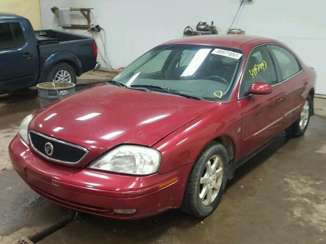 1MEFM55S71G634127 - 2001 MERCURY SABLE LS P RED photo 2