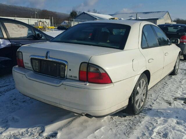 1LNHM87A63Y696059 - 2003 LINCOLN LS WHITE photo 4