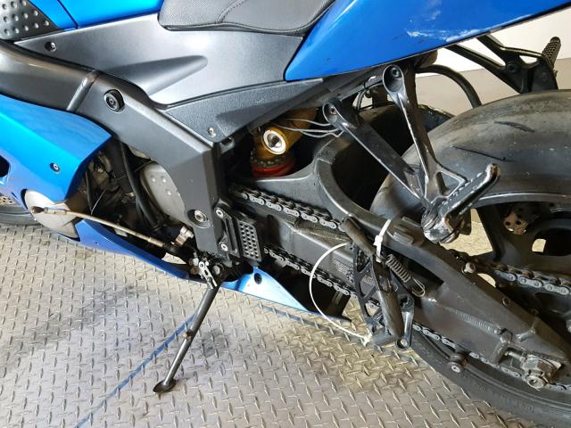 JKBZXJC105A016011 - 2005 KAWASAKI ZX636-C1 BLUE photo 9