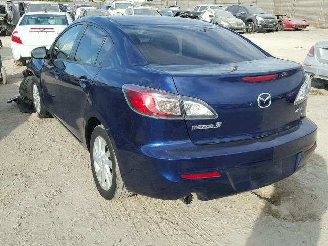 JM1BL1W87C1561264 - 2012 MAZDA 3 I BLUE photo 3