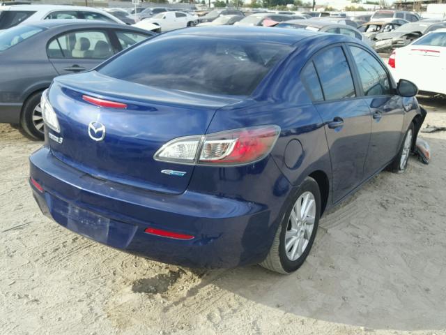 JM1BL1W87C1561264 - 2012 MAZDA 3 I BLUE photo 4