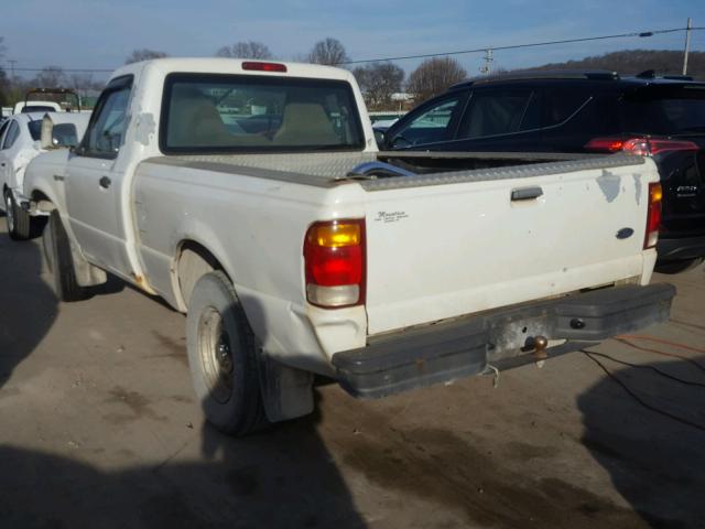 1FTYR10CXWUC27027 - 1998 FORD RANGER WHITE photo 3