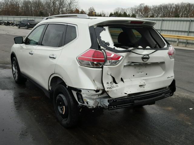 5N1AT2MV9FC859328 - 2015 NISSAN ROGUE S WHITE photo 3