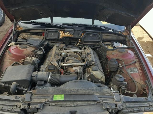 WBAGG8336XDN73712 - 1999 BMW 740 I AUTO BURGUNDY photo 7