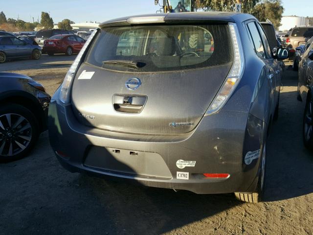 1N4AZ0CP4EC335891 - 2014 NISSAN LEAF S CHARCOAL photo 4