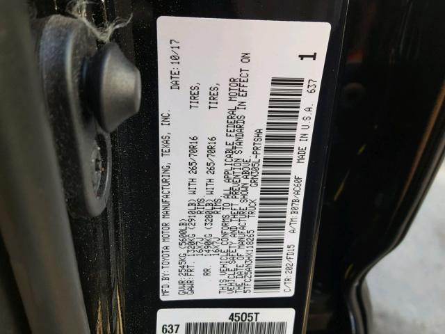 5TFCZ5AN3HX118265 - 2017 TOYOTA TACOMA DOU Qara foto 10