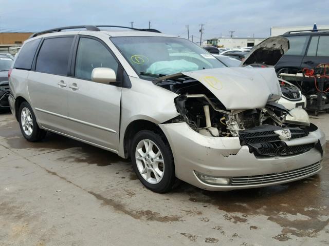 5TDZA22C84S115522 - 2004 TOYOTA SIENNA XLE SILVER photo 1