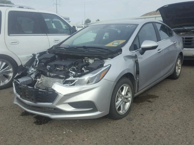 1G1BE5SM6J7183767 - 2018 CHEVROLET CRUZE LT SILVER photo 2