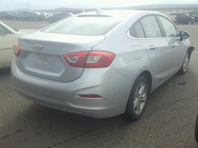 1G1BE5SM6J7183767 - 2018 CHEVROLET CRUZE LT SILVER photo 4