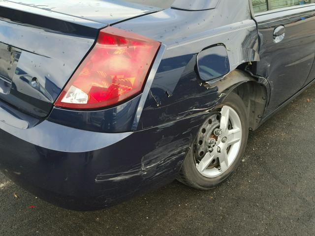 1G8AJ55F77Z200871 - 2007 SATURN ION LEVEL BLUE photo 9