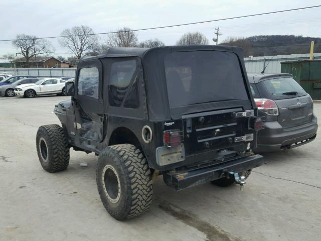 1J4FY29P0VP527642 - 1997 JEEP WRANGLER / BLACK photo 3