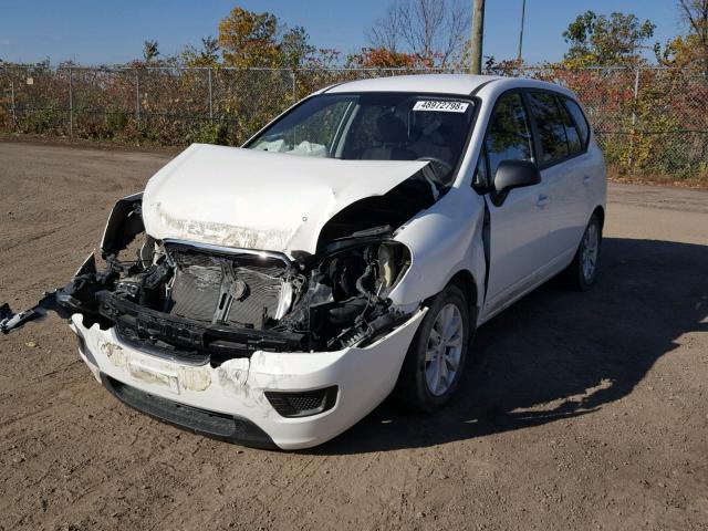 KNAHG8A80C7381875 - 2012 KIA RONDO WHITE photo 2