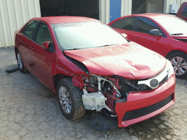 4T1BF1FK9CU553406 - 2012 TOYOTA CAMRY BASE RED photo 1