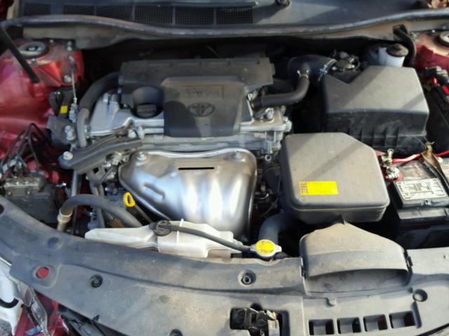 4T1BF1FK9CU553406 - 2012 TOYOTA CAMRY BASE RED photo 7