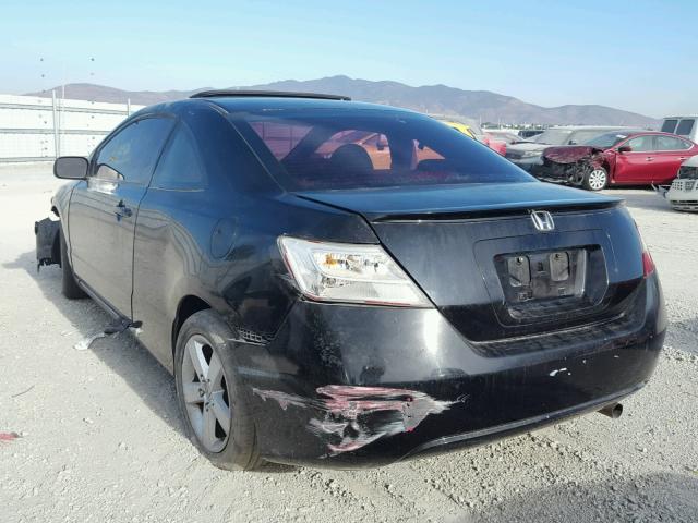 2HGFG12998H531830 - 2008 HONDA CIVIC EXL 黑色 照片 3