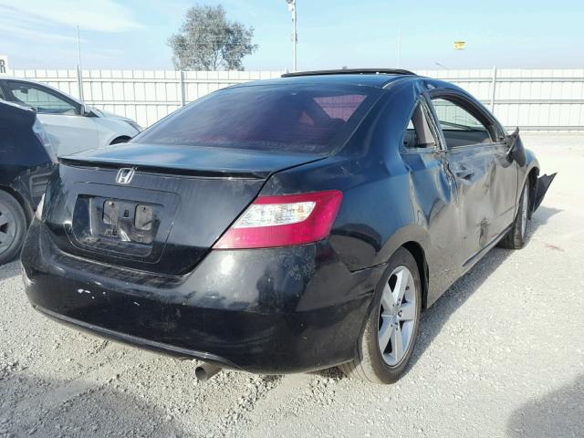 2HGFG12998H531830 - 2008 HONDA CIVIC EXL 黑色 照片 4
