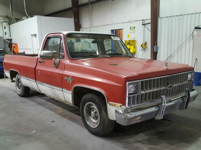 2GCDC14Z8B1155488 - 1981 CHEVROLET C10 BURGUNDY photo 1