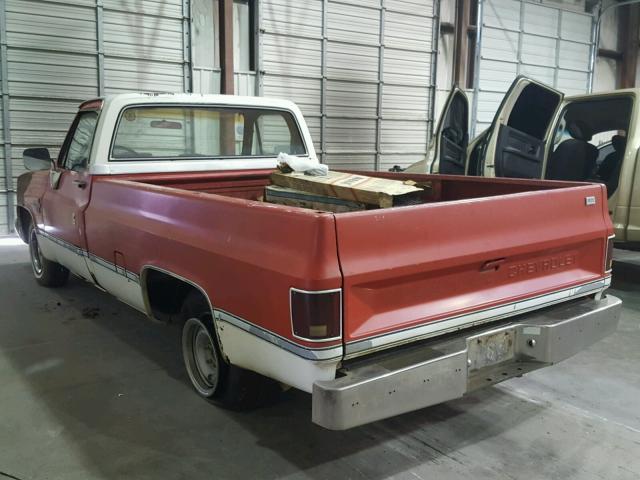 2GCDC14Z8B1155488 - 1981 CHEVROLET C10 BURGUNDY photo 3