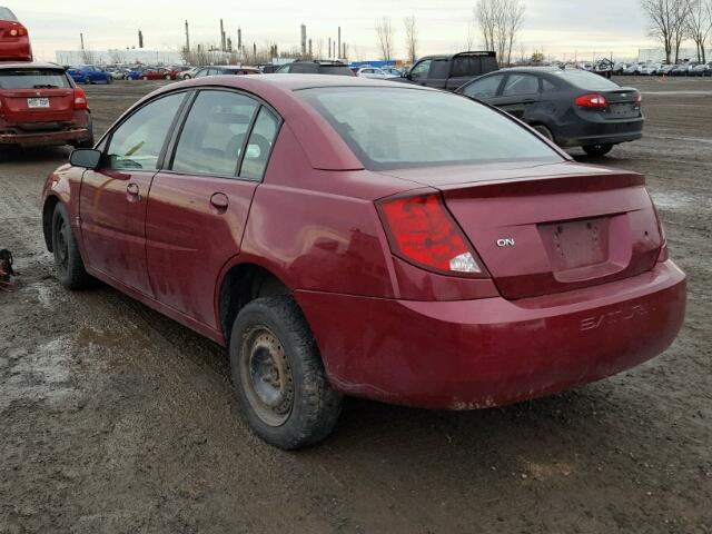 1G8AJ52F45Z132112 - 2005 SATURN ION LEVEL RED photo 3