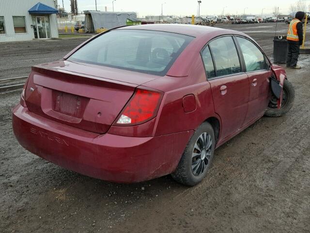1G8AJ52F45Z132112 - 2005 SATURN ION LEVEL RED photo 4