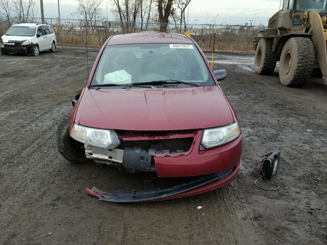 1G8AJ52F45Z132112 - 2005 SATURN ION LEVEL RED photo 9