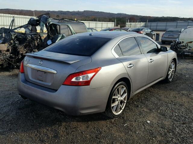 1N4AA51E19C806312 - 2009 NISSAN MAXIMA S SILVER photo 4