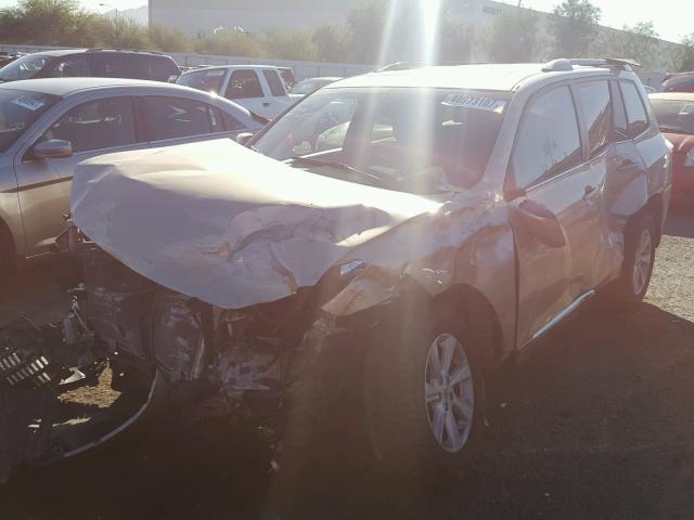 5TDBK3EH0CS165311 - 2012 TOYOTA HIGHLANDER GOLD photo 2