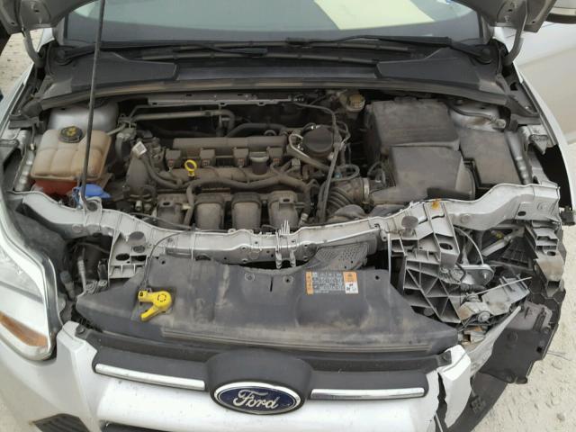 1FADP3F20EL299637 - 2014 FORD FOCUS SE SILVER photo 7