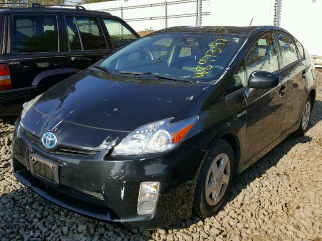 JTDKN3DU4A0170159 - 2010 TOYOTA PRIUS BLACK photo 2