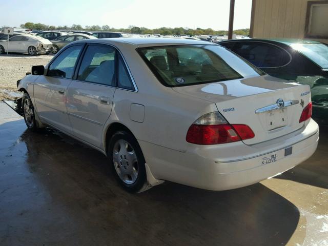 4T1BF28B13U333230 - 2003 TOYOTA AVALON XL WHITE photo 3