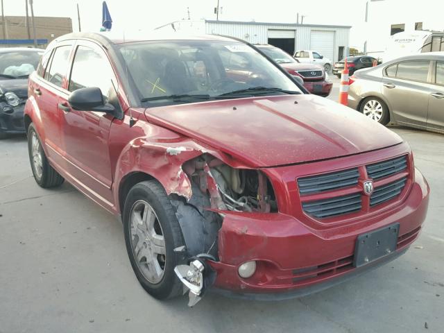 1B3HB48B98D635458 - 2008 DODGE CALIBER SX RED photo 1