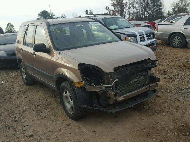 JHLRD78462C014470 - 2002 HONDA CR-V LX GOLD photo 1