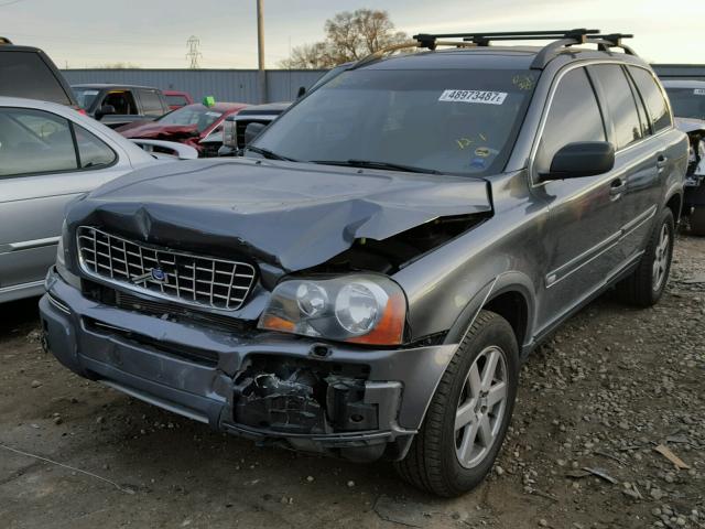 YV1CZ592451139371 - 2005 VOLVO XC90 GRAY photo 2