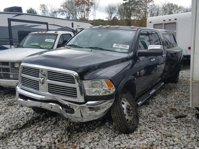 3C63DRJLXCG317354 - 2012 DODGE RAM 3500 L BLACK photo 2