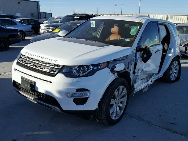 SALCT2BG9GH574336 - 2016 LAND ROVER DISCOVERY WHITE photo 2