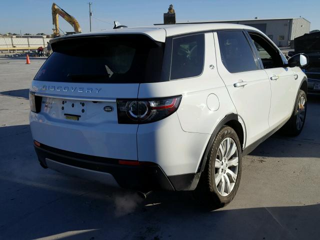 SALCT2BG9GH574336 - 2016 LAND ROVER DISCOVERY WHITE photo 4