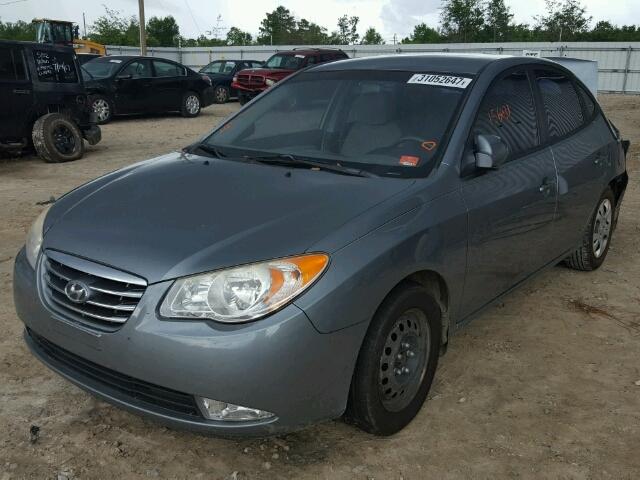 KMHDU4AD6AU925371 - 2010 HYUNDAI ELANTRA BL GRAY photo 2