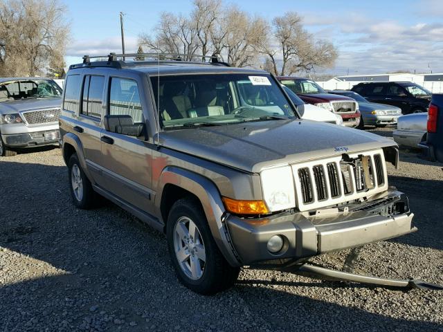 1J8HG48K06C212201 - 2006 JEEP COMMANDER ოქროსფერი ფოტო 1