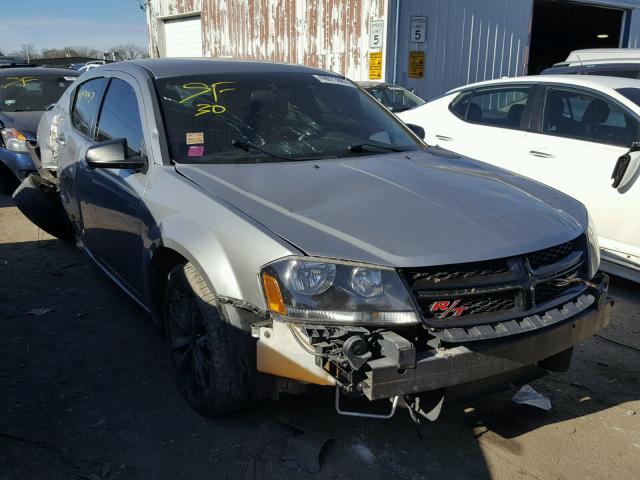 1C3CDZAG0EN111471 - 2014 DODGE AVENGER SE GRAY photo 1