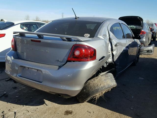 1C3CDZAG0EN111471 - 2014 DODGE AVENGER SE GRAY photo 4