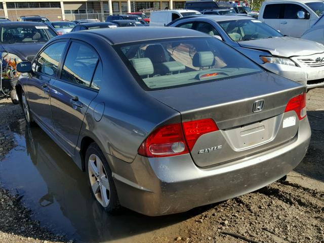 2HGFA16908H351874 - 2008 HONDA CIVIC EXL 灰色 照片 3