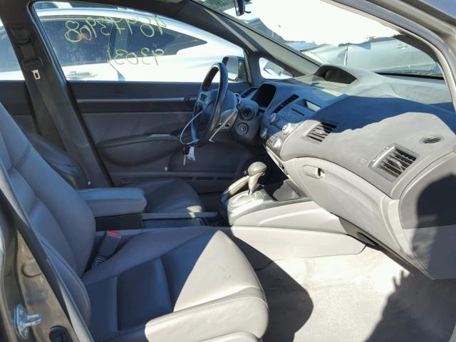 2HGFA16908H351874 - 2008 HONDA CIVIC EXL 灰色 照片 5