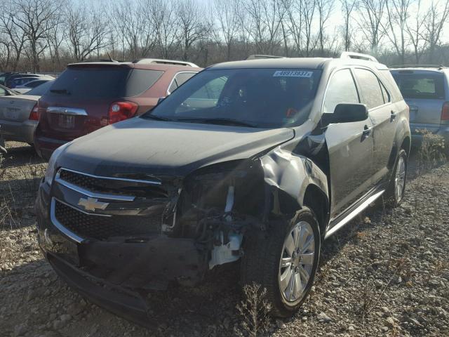 2CNFLNEC9B6271338 - 2011 CHEVROLET EQUINOX LT BLACK photo 2