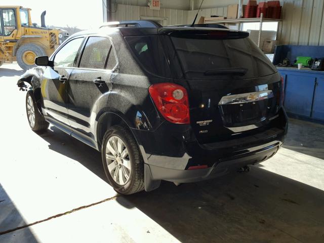 2CNFLNEC9B6271338 - 2011 CHEVROLET EQUINOX LT BLACK photo 3