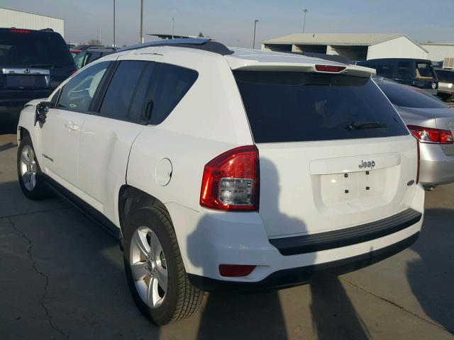 1C4NJCEB4CD651661 - 2012 JEEP COMPASS LA WHITE photo 3