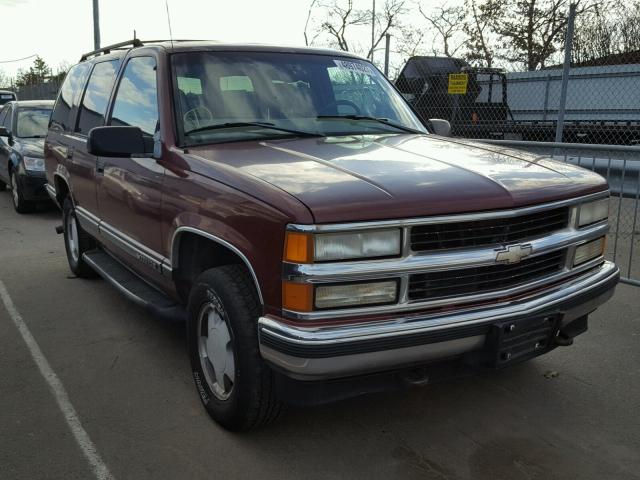 1GNEK13R2XJ305382 - 1999 CHEVROLET TAHOE K150 MAROON photo 1