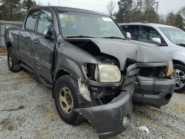 5TBET34175S476888 - 2005 TOYOTA TUNDRA DOU GRAY photo 1