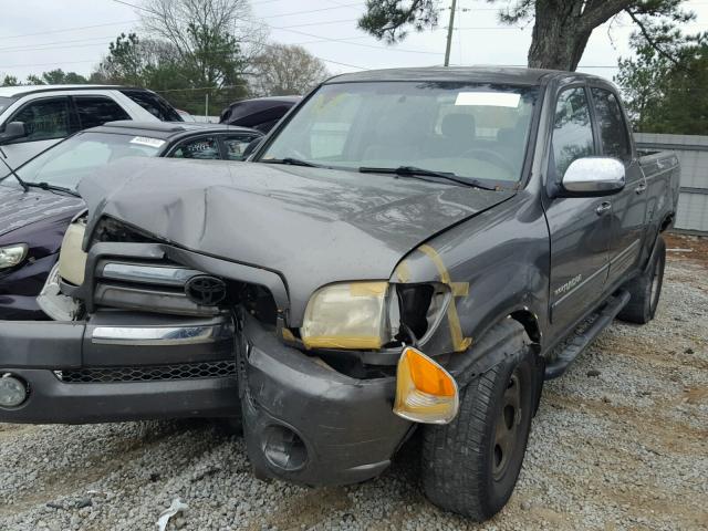 5TBET34175S476888 - 2005 TOYOTA TUNDRA DOU GRAY photo 2