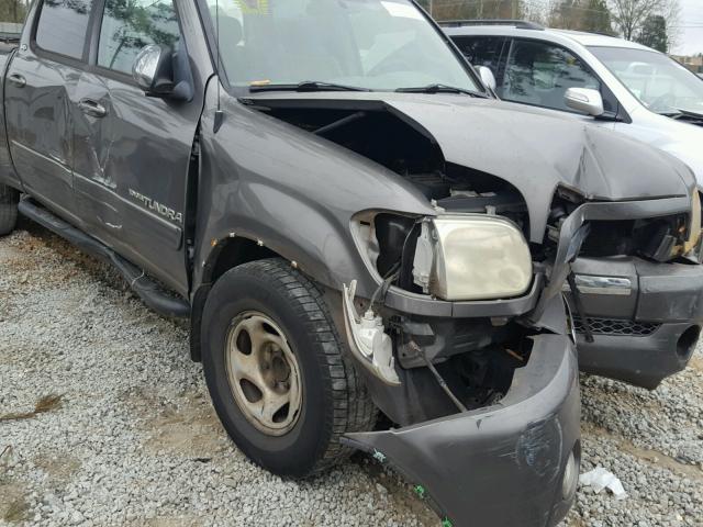 5TBET34175S476888 - 2005 TOYOTA TUNDRA DOU GRAY photo 9