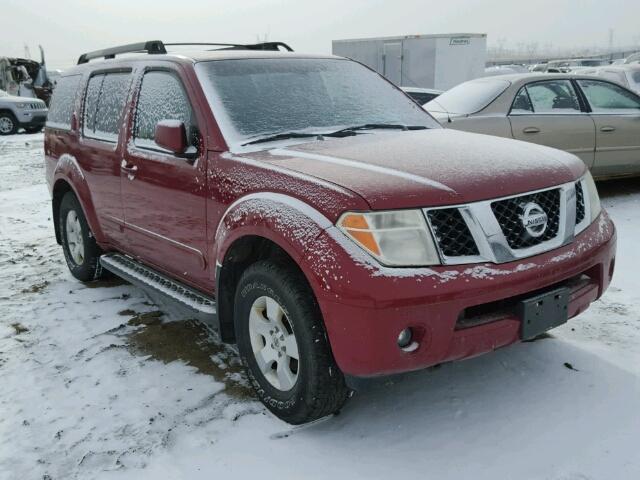 5N1AR18W66C678327 - 2006 NISSAN PATHFINDER RED photo 1